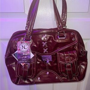 Nicole Lee. Genuine, leather handbag.